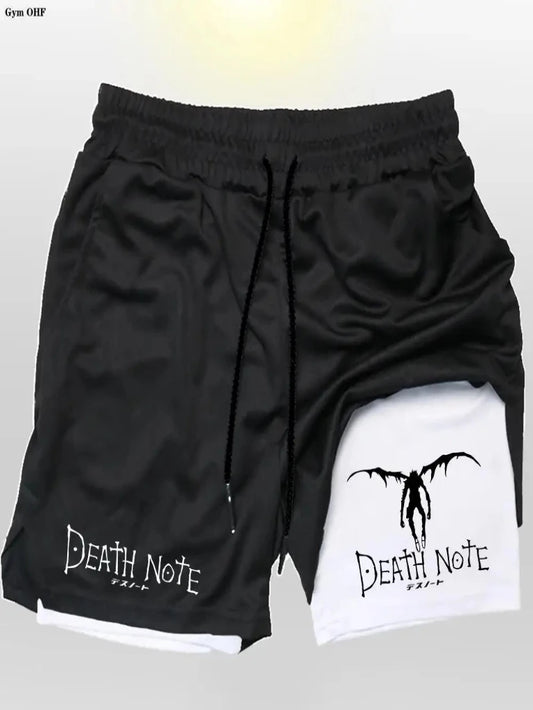 DEATH NOTE GYM SHORTS